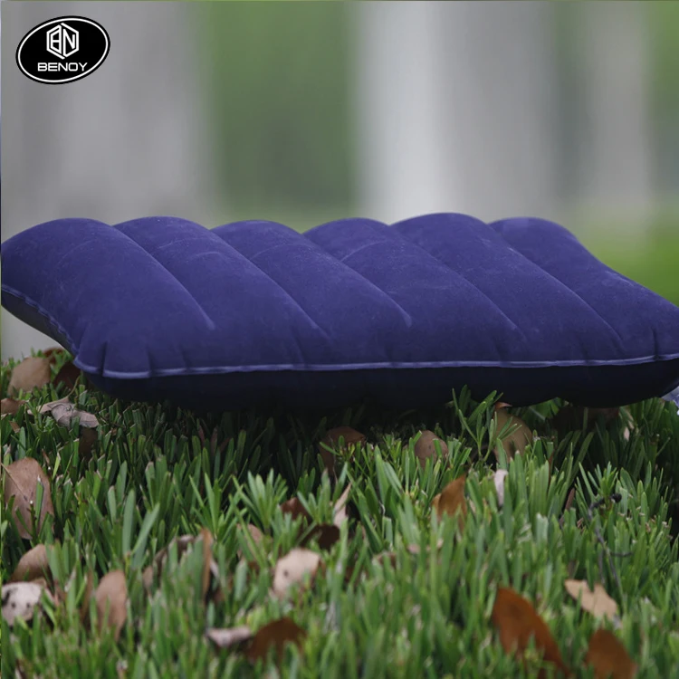 
As seen on TV New design Square pvc inflatable travel back support seat cushion air camping pillow 