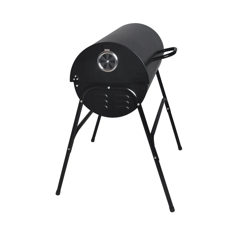 SEJR Black Portable BBQ Meat Smoker Barbecue Grill 80X76.5X87cm
