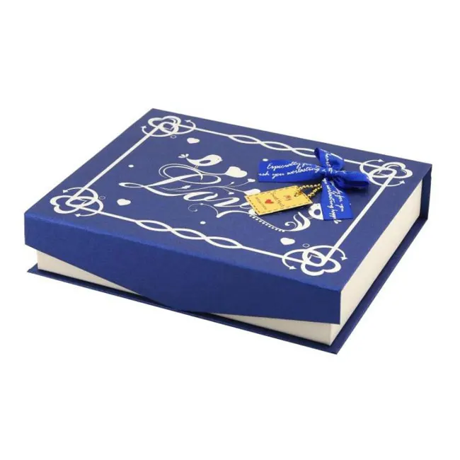 manufacturer custom made book gift cardboard chocolate boxes dubai