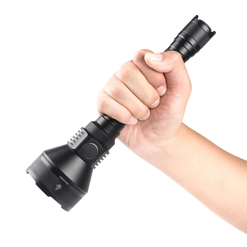 Тактический фонарик TrustFire T70 XHP-35HI светодиодный супер яркий 2300 лм перезаряжаемый водонепроницаемый фонарь для охоты