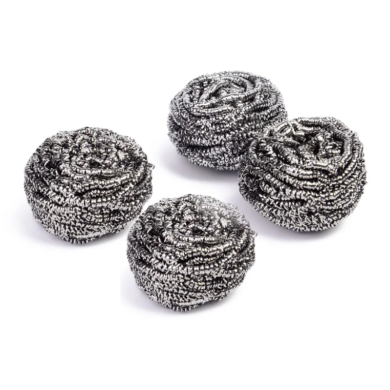 Kitchen and pot cleaning stainless steel wire scourer metal scrubber