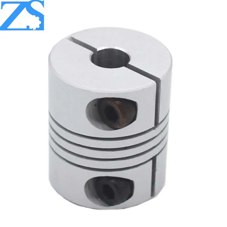 tapered flexible rubber shaft coupling with flange