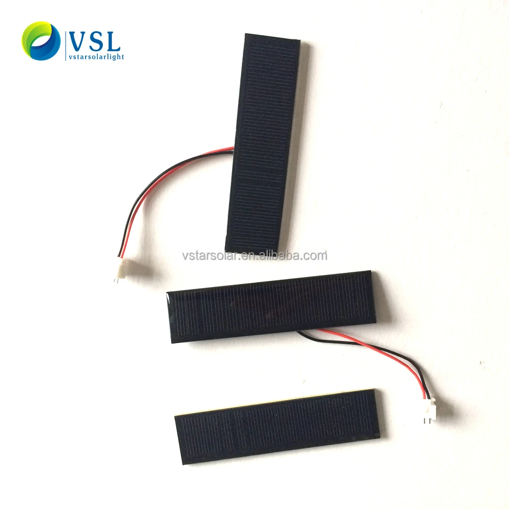 small size mini epoxy solar panel 5v 1w solar panel 6v 2w with JST/BHS/MOLEX connector