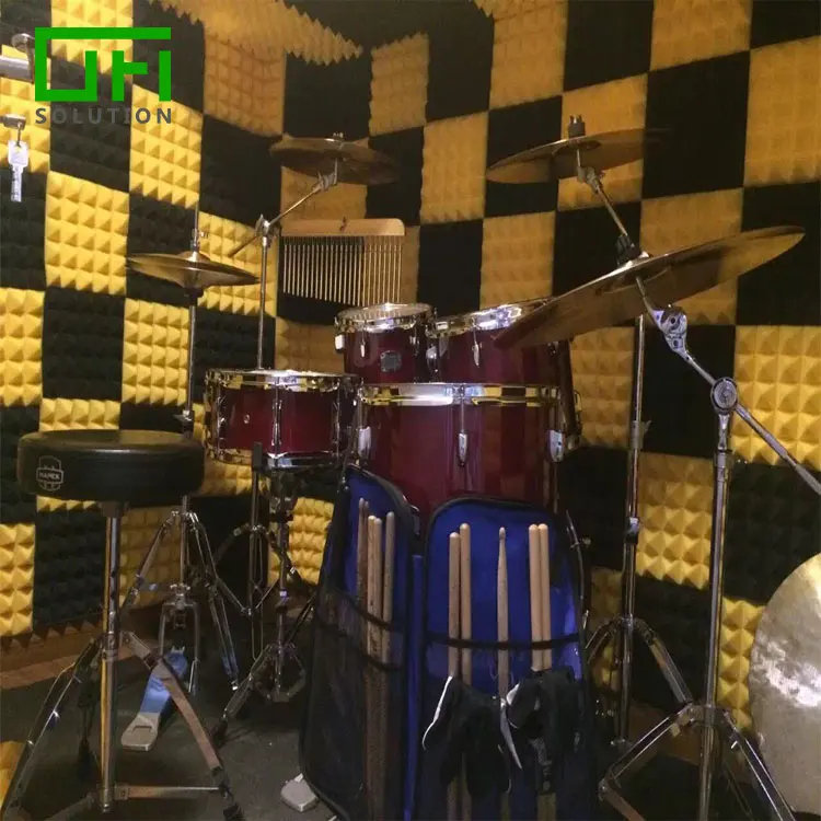 Sound Absorb Sponge Acoustic Panel Waterproof PU Acoustic Panel Soundproof Acoustic Foam Panels