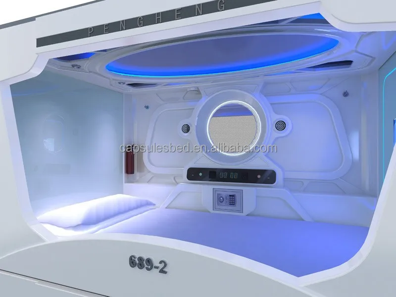 2016 Multifunctional Capsule Hotel Bed Japan metal bunk bed sleep pod airport sleepbox cabin bed log house