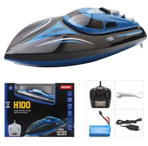 2.4G High Speed RC Remote Control Boat 4 CH Racing Speed Boat With LCD Display Toy Ship