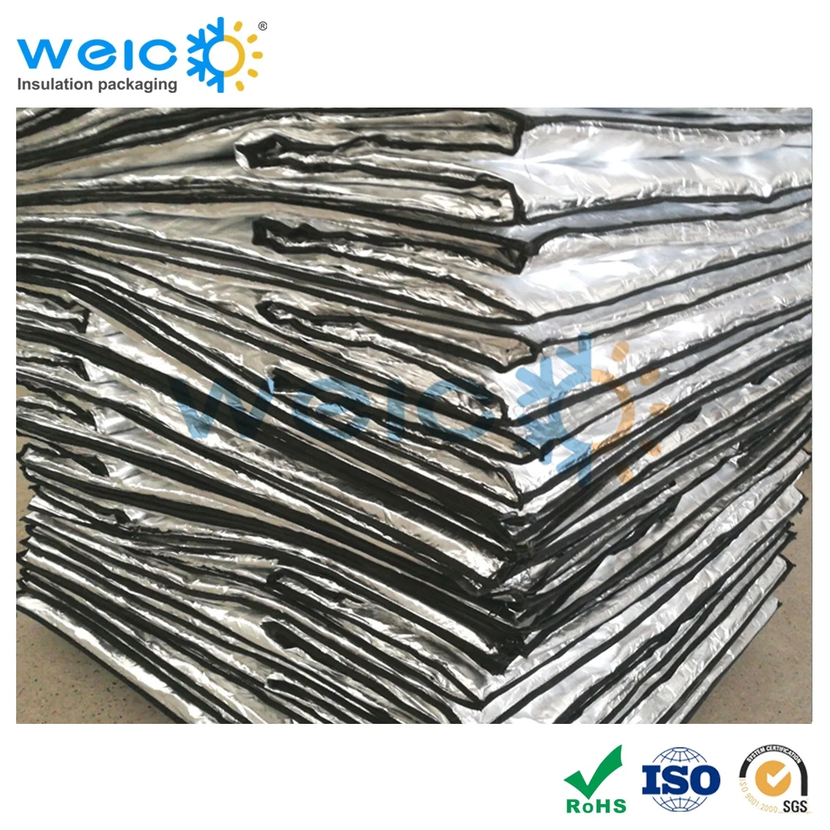 Insulation Material Reusable Waterproof Thermal Insulated Pallet Cover For Transportation