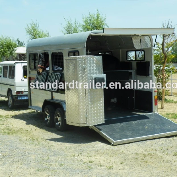 
horse float angle load deluxe 2 horses manufacturer 