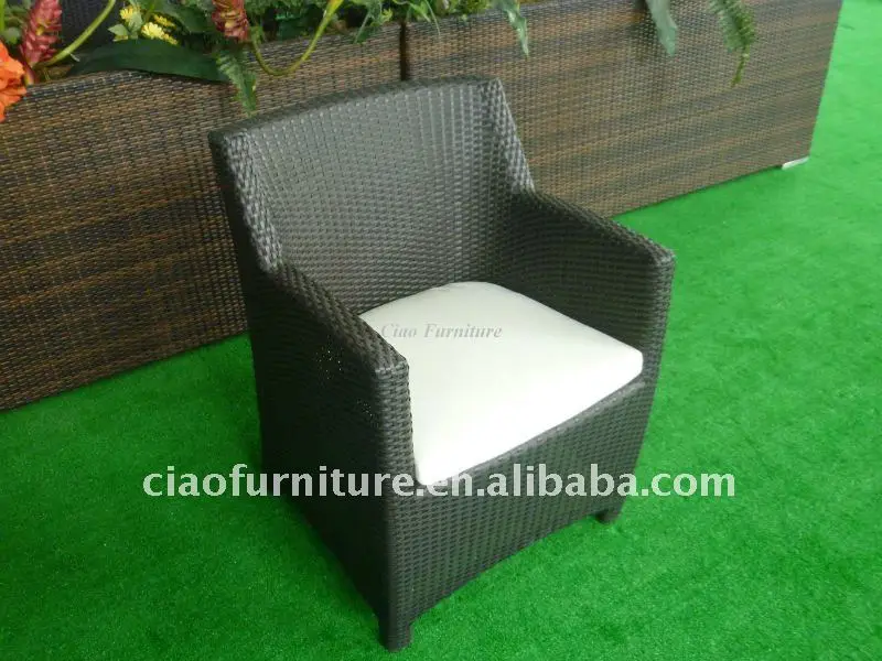 outdoor single sofa chair synthetic rattan sofa chair