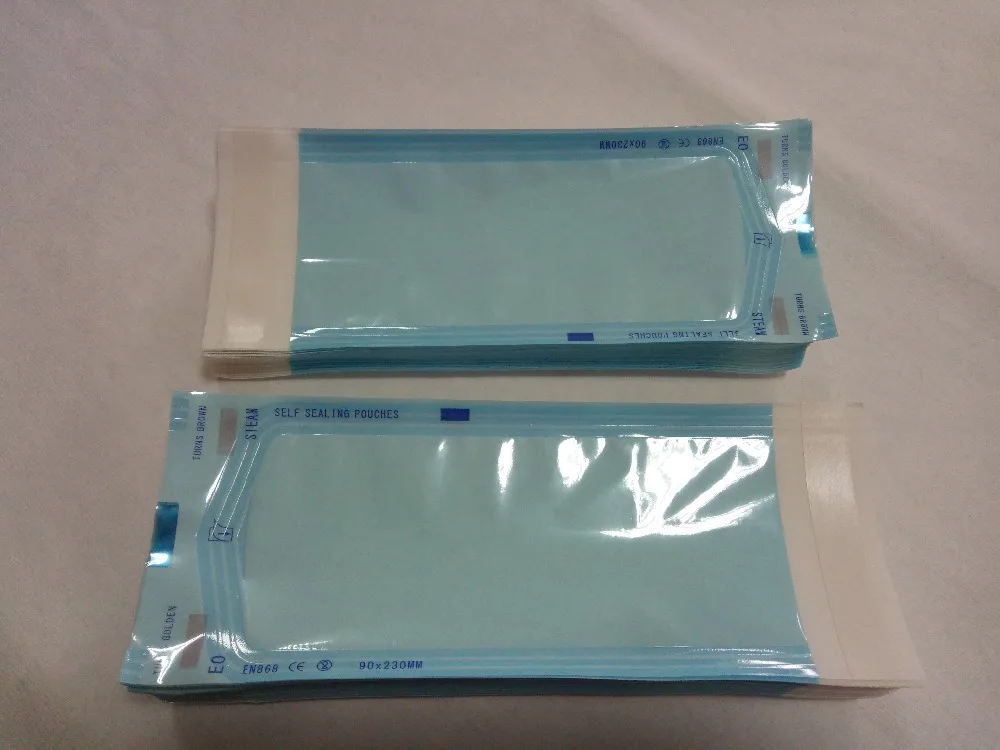 Disposable sterile pouch packaging bag paper-plastic bag for sealing