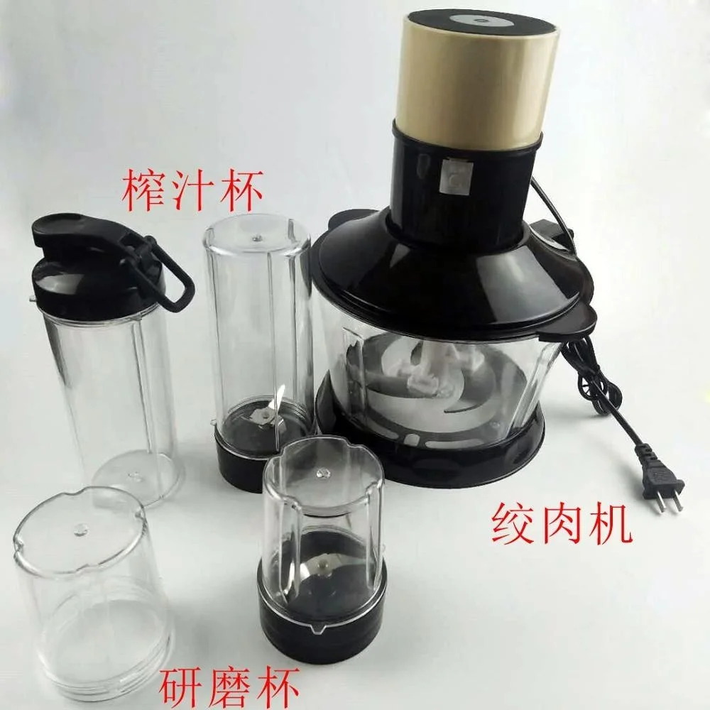 2019 New Item 450w 3 IN 1 Multifunction Food Processor Blender Grinder