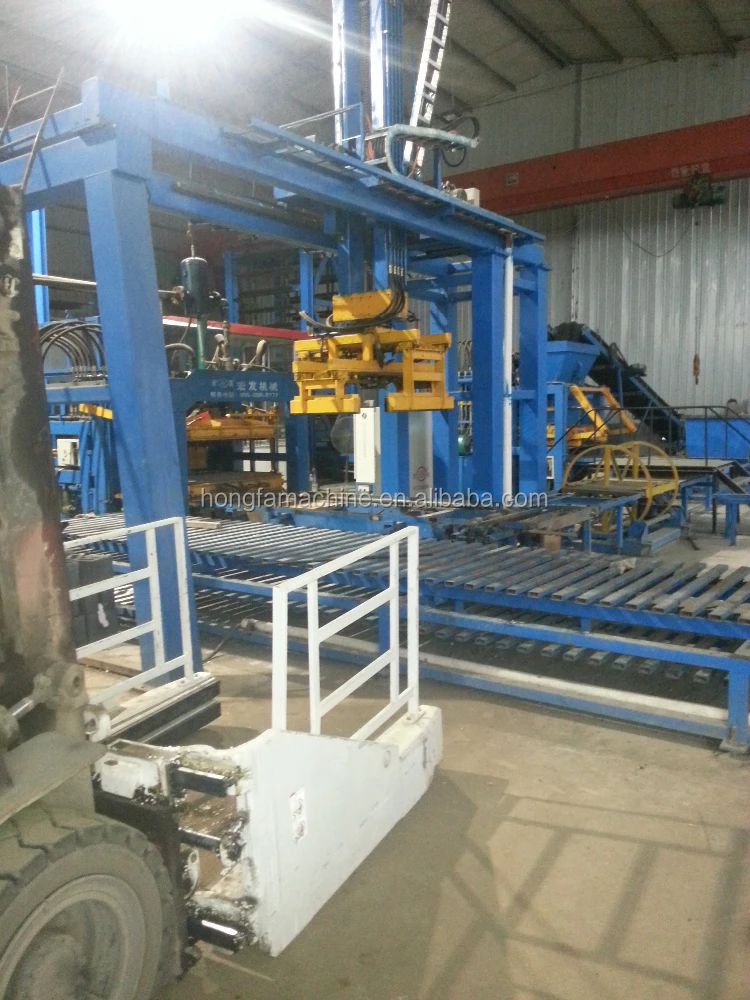 Qt10-15 Fully Automatic Insulation Concrete Block Production Line Cure System Featuring PLC Motor Core Automatic Finger Cart