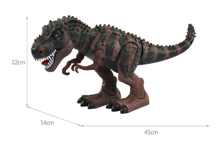 B/O walking t-rex dinosaur toy with light and sound