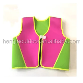 
Custom neoprene girl boy children fitness swimming kids tank top 