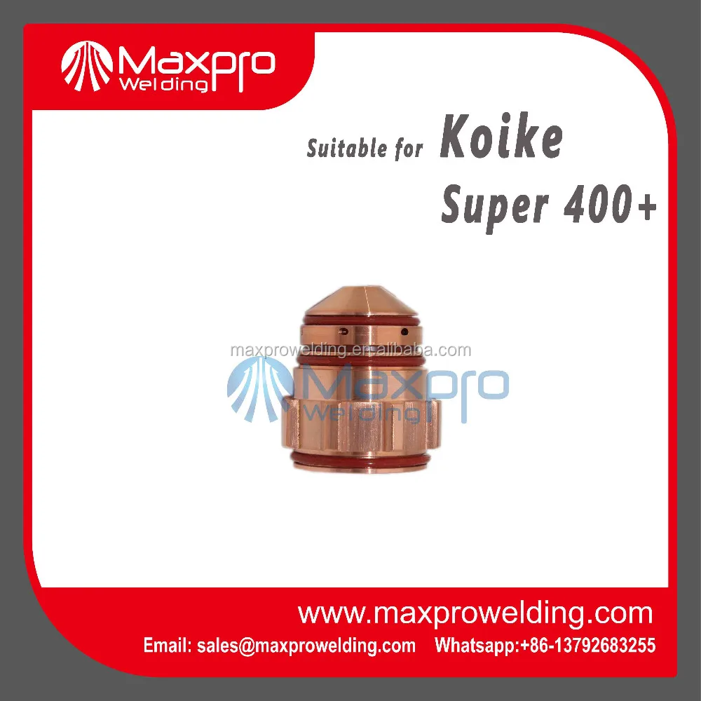 Koike Super 400 plus Plasma Cutting nozzle and electrode