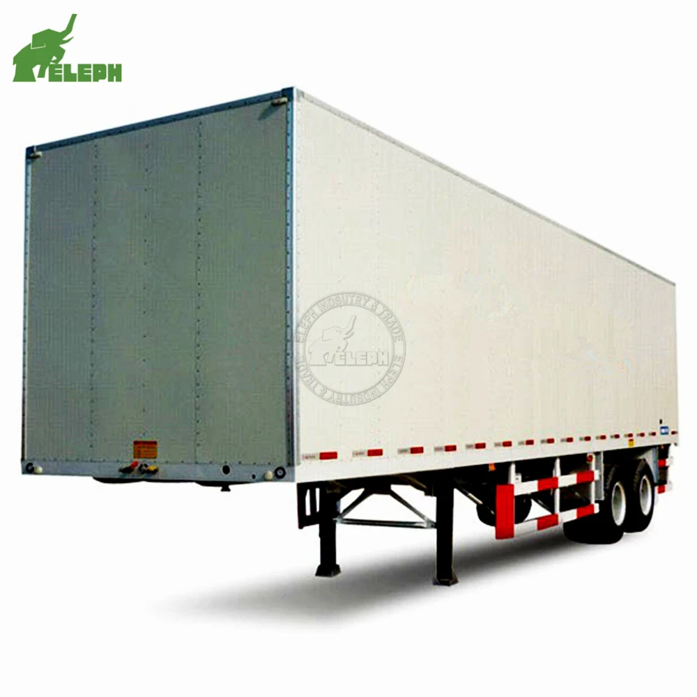 Bulk Cargo Transport Van Box Semi Trailer  used for dry/valued goods