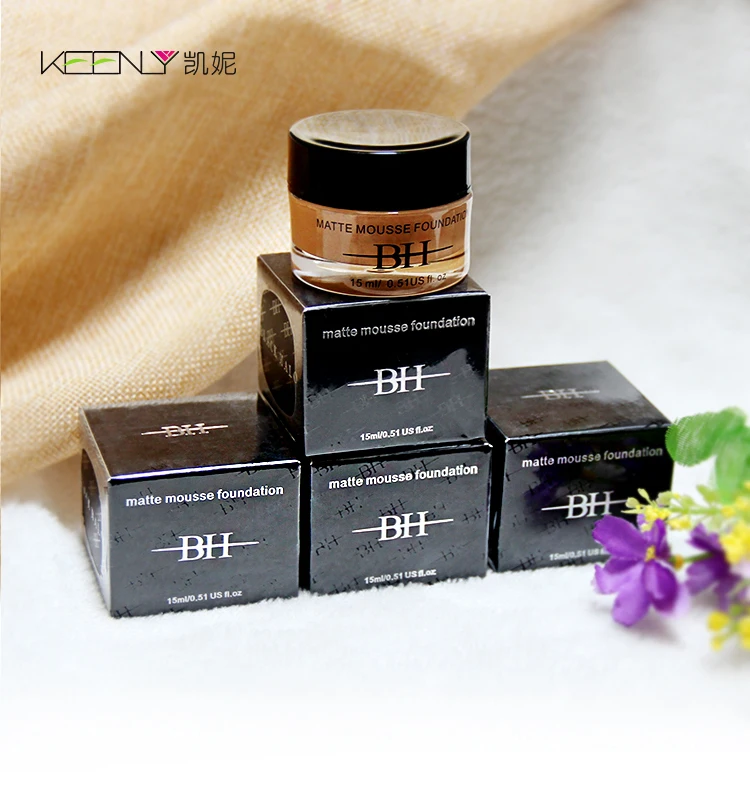 Professional waterproof cosmetics customized service matte musse makeup foundation