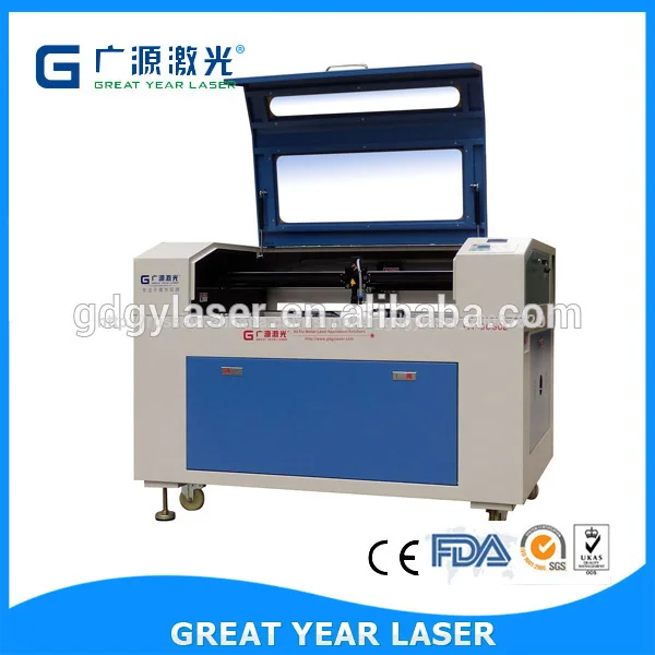 Gy-1290s лазерный резак специально для древесных акриловая ткань кожа, 1200*900, лазерной резки