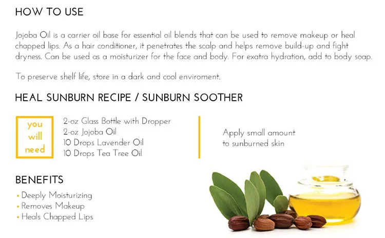 Private Label Skin Care Beard Moisturizer for Hair Skin Jojoba Oil Organic 100% Pure Carrier