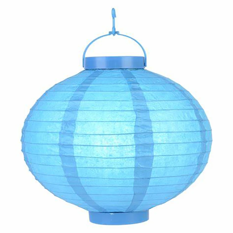 Пользовательский Печатный на батарейках круглый светодиодный бумажный фонарь