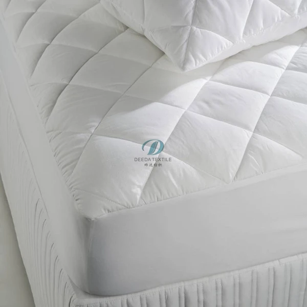 Deeda factory hypoallergenic hotel mattress pad with waterproof protectors