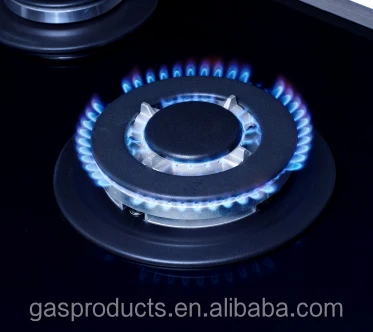  Встроенная газовая плита из закаленного стекла с 3 горелками
