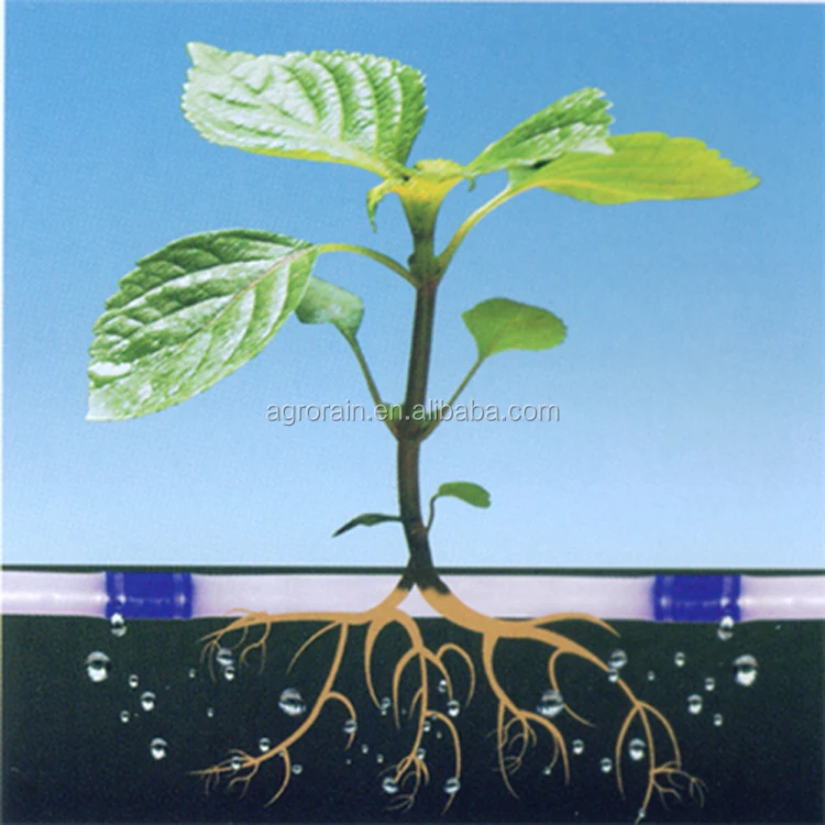 Встраиваемая капельная линия 16 мм с цилиндрической капельницей, пэ труба, капельная оросительная труба DL011608300
