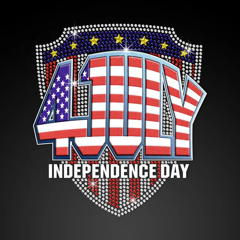 Wholesale Independence Day Eagle Design Heat Transfer Design
