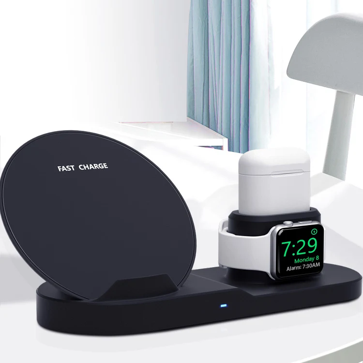 Wholesale Qi Fast 3 In 1 Universal Charger,Smart Wireless Mobile Phone Charger