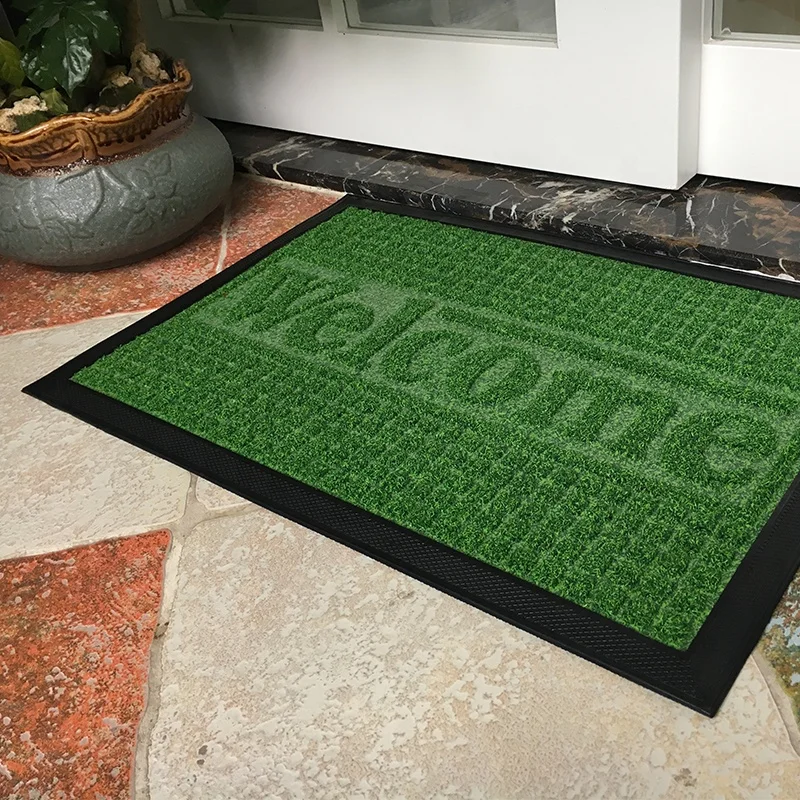 Anti slip custom soft rubber door mat doormat