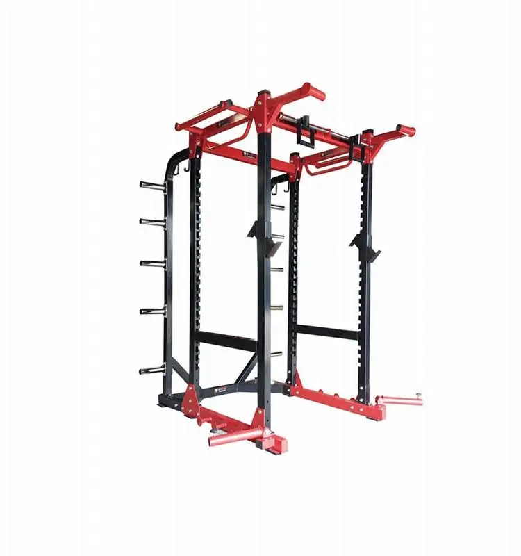 China manufacture cross cage rigs wall mounted power squat fitness racks
