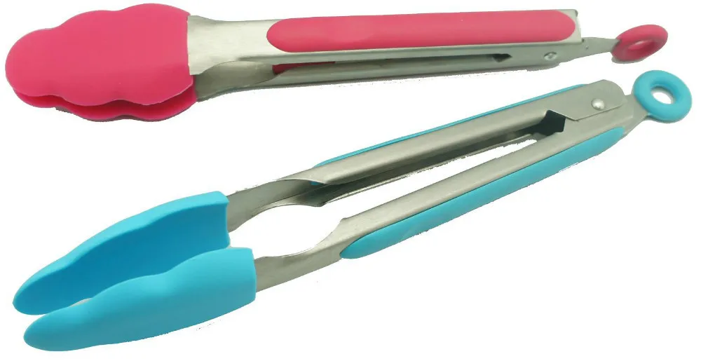 Прогрессивные международные 9 дюймов силиконовые захватов щипцы жаропрочной KB-S014