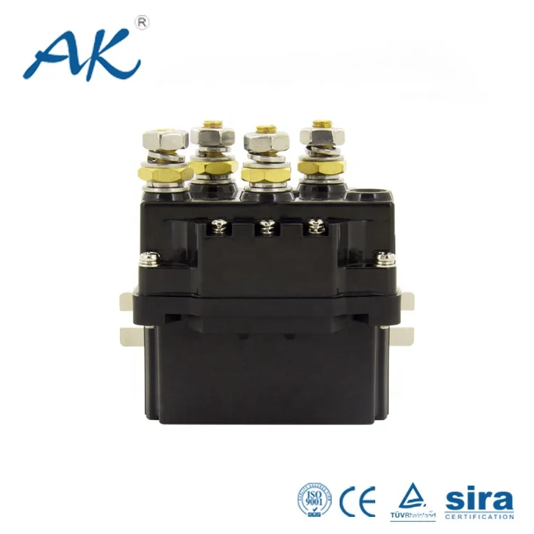 AOKAI ADC400X-I 12V, 24V, 48V DC Contactor Used in Electric Car Intermittent Working Winch Relay