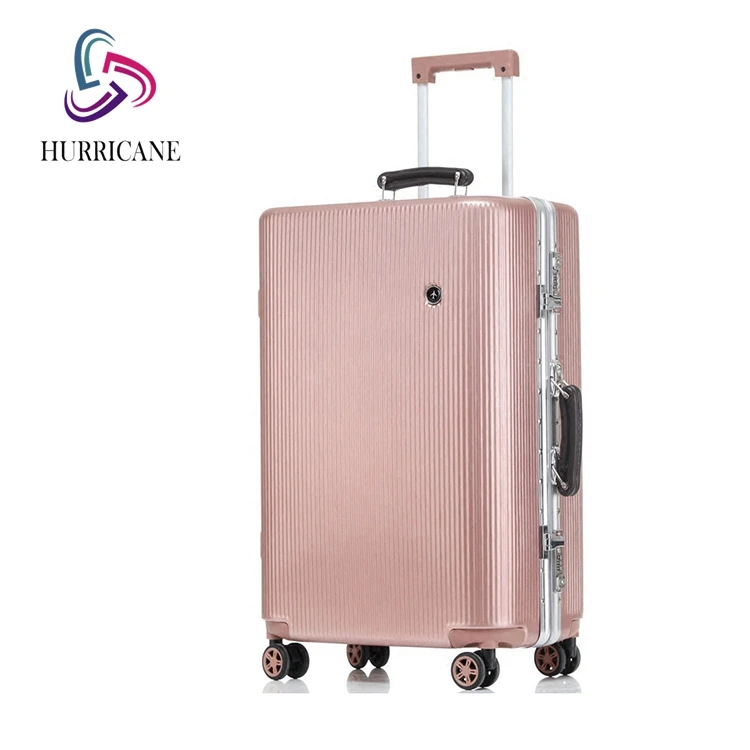 2019 Jiaxing Carry On Hard Case Aluminum Spinner Alu Luggage with Quiet Wheels