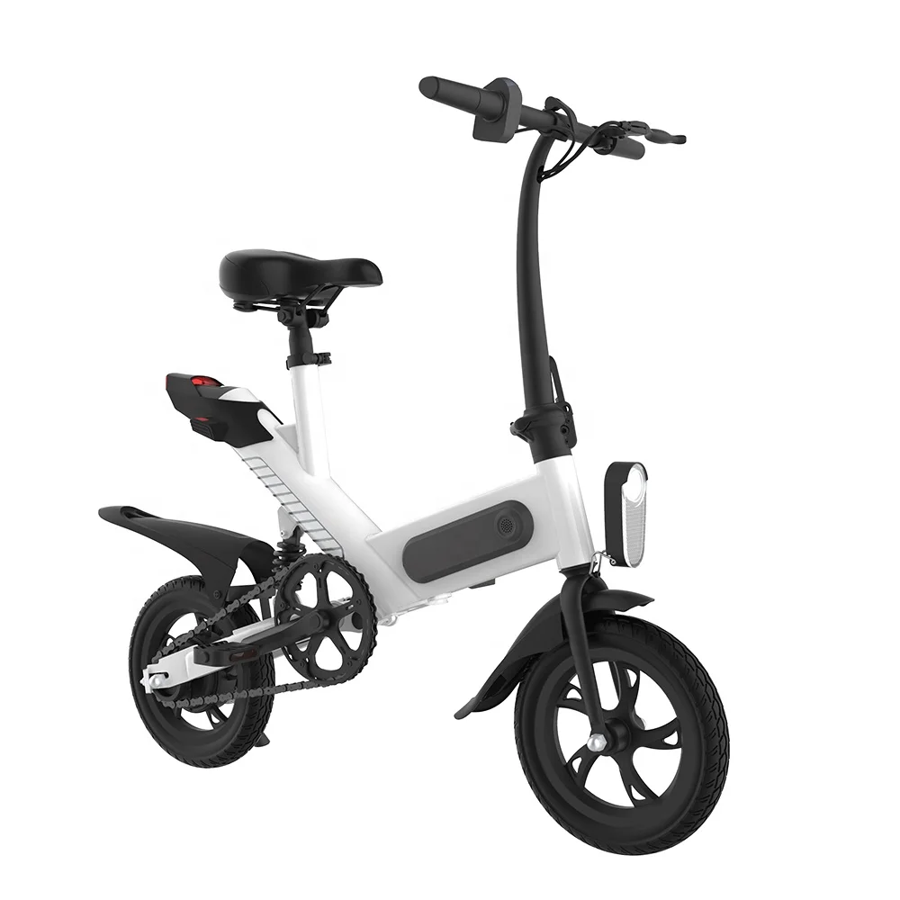 
New arrival 36v china cheapest 12 inch light small folding mini electric bike/bicycle 