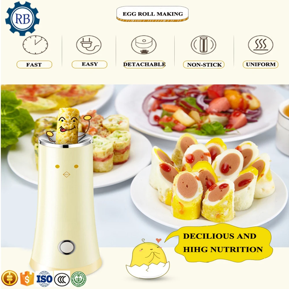 Made in China  Egg Roll Breakfast Machine Electric Egg Boiler Egg Omelette Master Sausage Machine