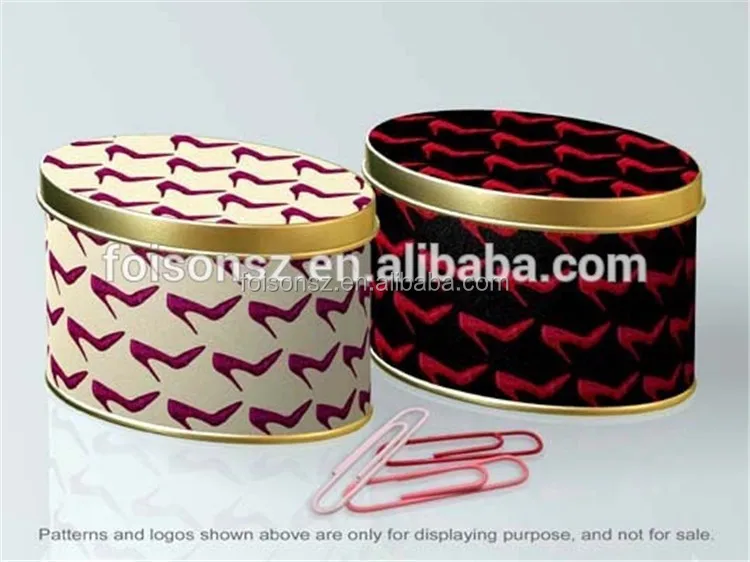 Oval canned fish container metal tin box for food packaging