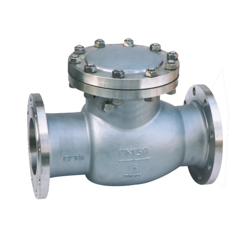
API CE Factory Hot Sale GB DIN Flange Steel Swing Check Valve Non Return Valve 