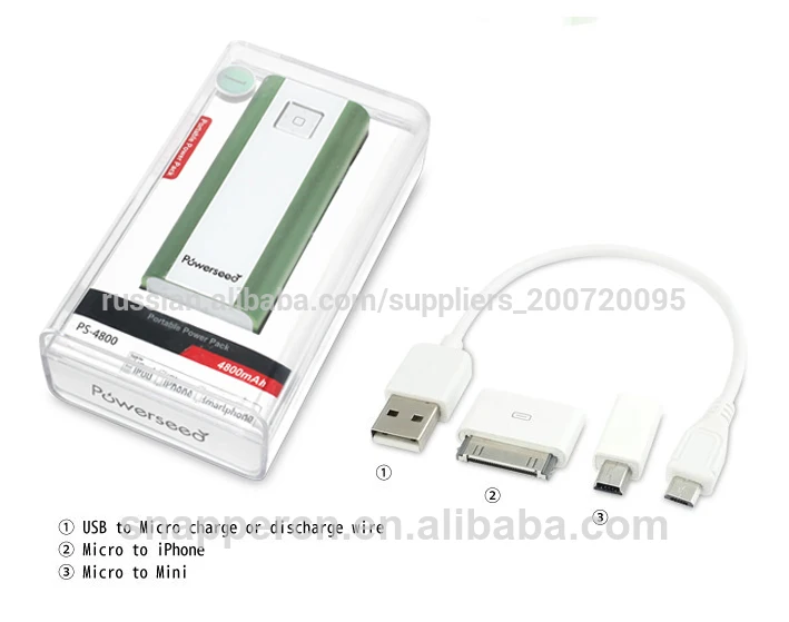 4800 мач литий- ионный аккумулятор привет-потенциала, usb зарядное устройство для cigare. телефона