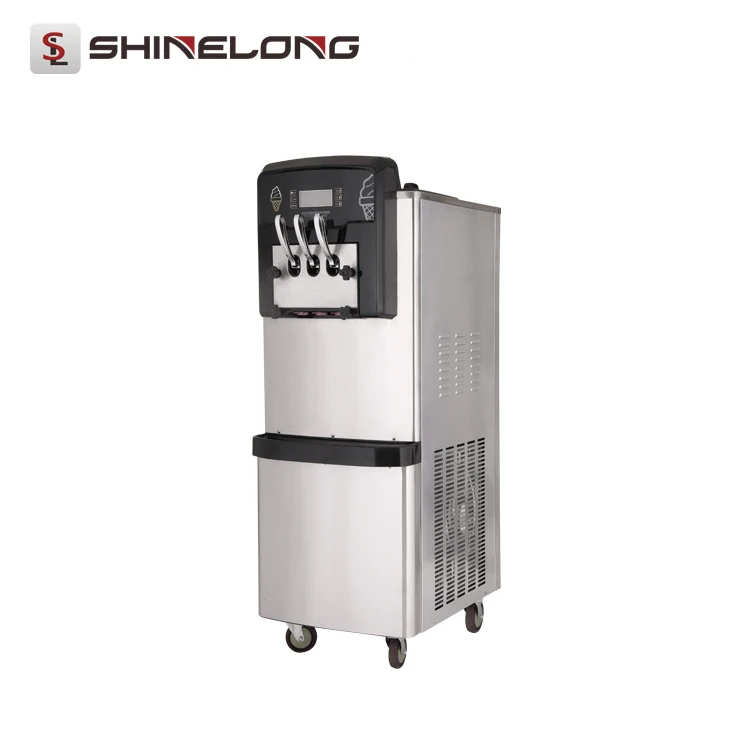 Hot Sale R492 Three Heads Yogurt Commercial Mini Soft Ice Cream Making Machine For Sale