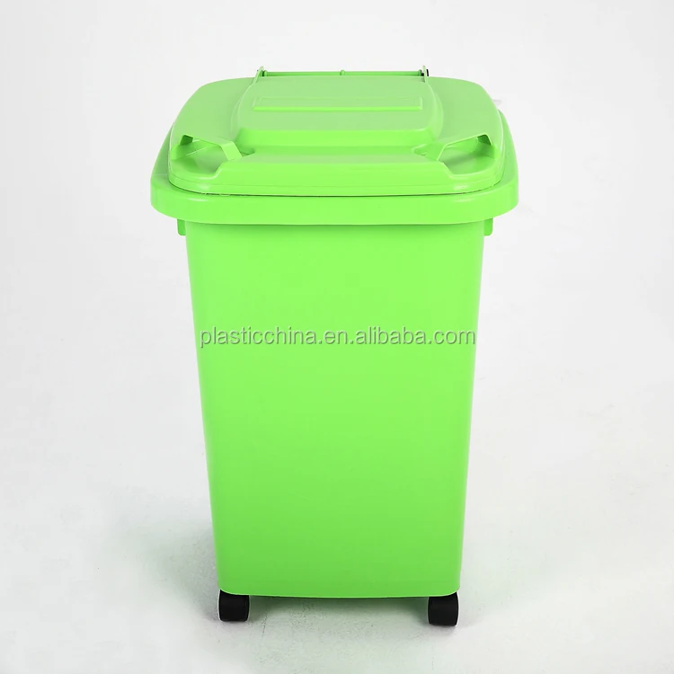 Colorful PP 50 liter Outdoor Indoor Household Plastic Trash Can