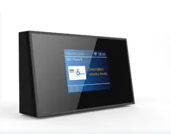 Backlight LCD Display Snooze Alarm Clock WiFi internet/DAB+ Radio With Socket