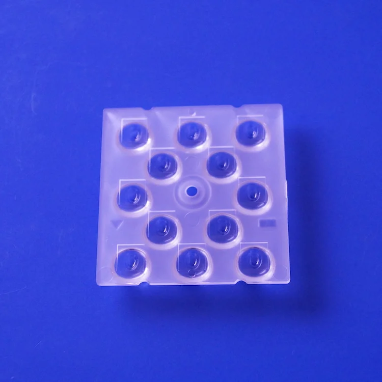 50x50mm 12 In 1 SMD 3030 Led Street Light PC Led Lens