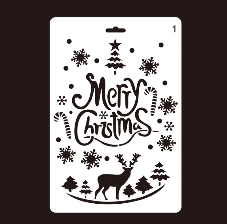 
Stencil drawing template 