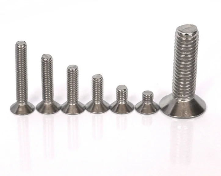 Wholesale 304 Stainless Steel cross groove countersunk head machine screws