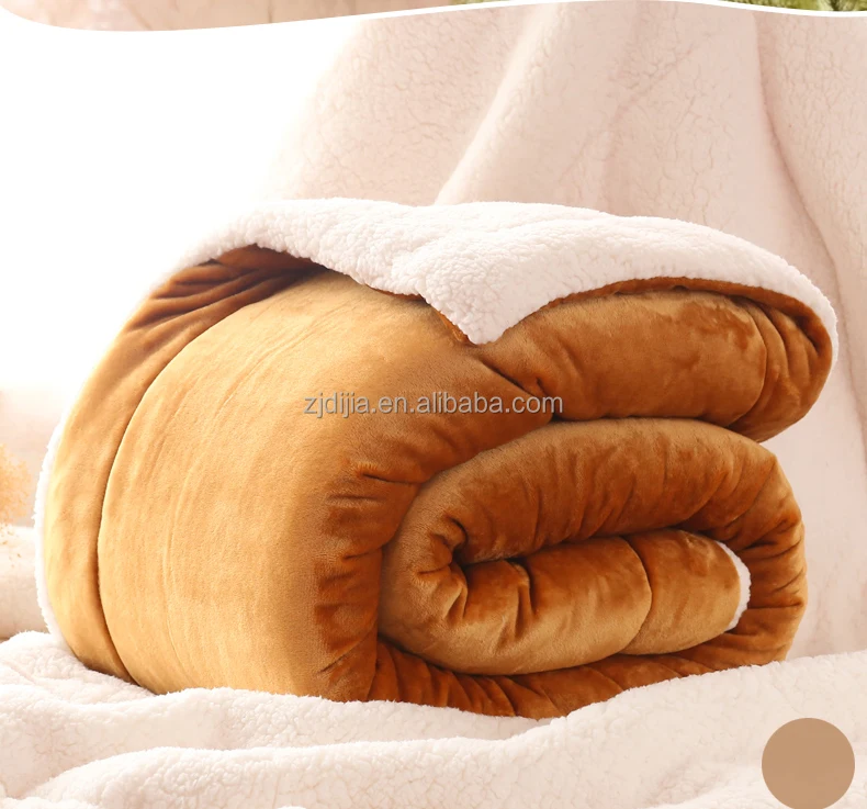 OEM order 100 polyester cheap wool blankets