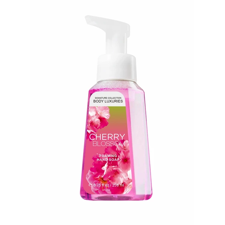 OEM brands natural perfume liquid foaming hand soap for women