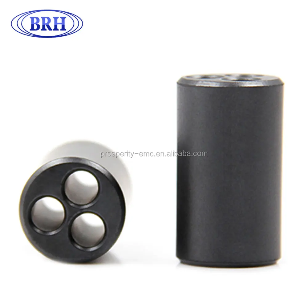 High permeability ferrite toroid core for round cable