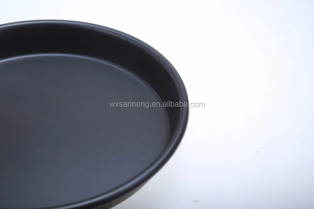 Сковорода для пиццы из алюминиевого сплава с твердым анодированным покрытием, 7 дюймов