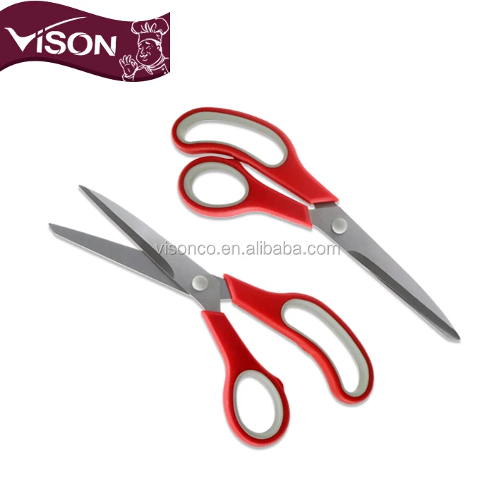 
8 inch small rubber handle industrial household school paper cutting office student tailor scissors 